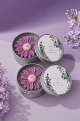 Floral Tin Candle
