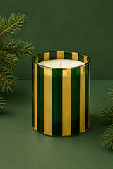 Green Strip Candle