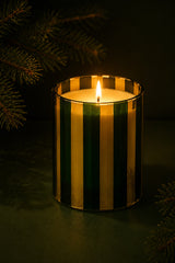 Green Strip Candle