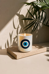 Evil Eye Candle – Metallic Jar