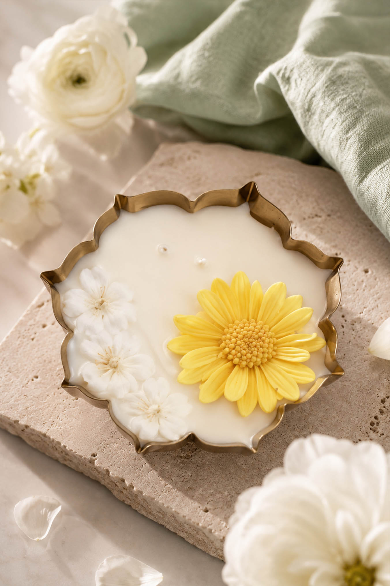 Lotus Urli Candle