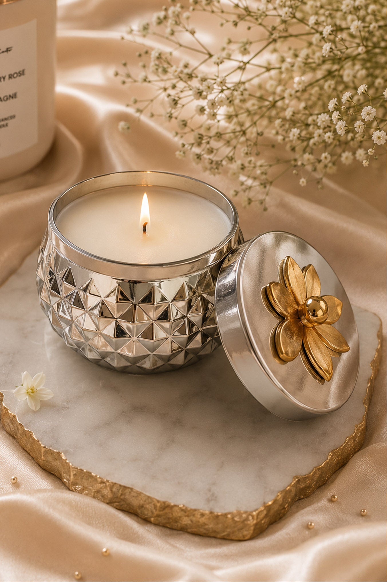 Pineapple Candle | Metal Jar