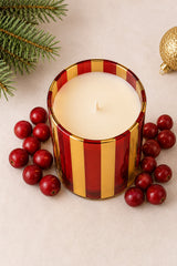 Red Strip Candle