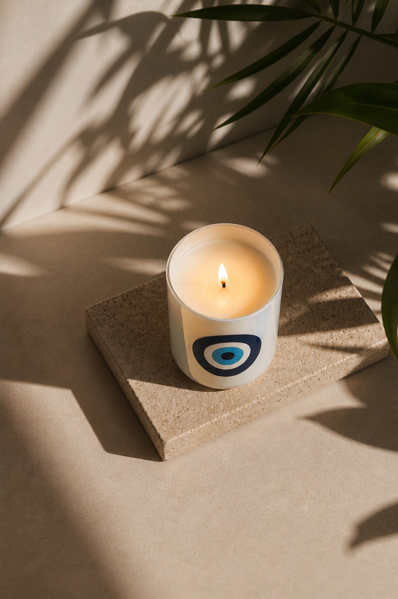 Evil Eye Candle – Metallic Jar